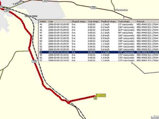 Dojazd do PO 0055.