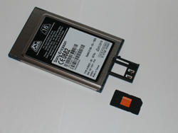 Zdjęcie montarzu karty SIM.