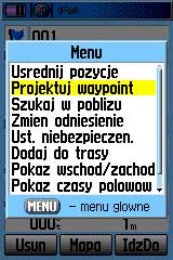 Waypoint - projektowanie punktu.