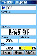 Waypoint - projektuj waypoint.