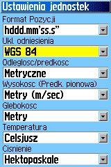 Układ odniesienia WGS-84.